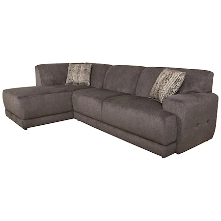 Contemporary Sectional Sofa with Left Facing Chaise